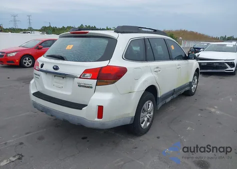 2010 Subaru Outback 2.5I z USA, uszkodzony, nr VIN 4S4BRCAC3A3362456